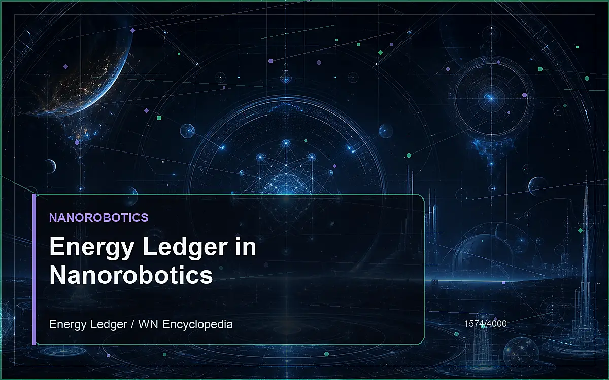 AI-generated encyclopedia reference image for Energy Ledger in Nanorobotics