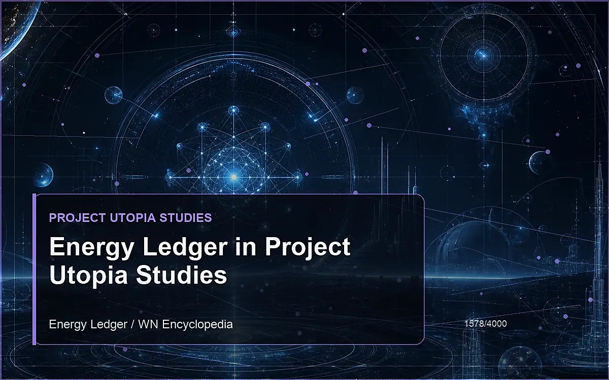 AI-generated encyclopedia reference image for Energy Ledger in Project Utopia Studies