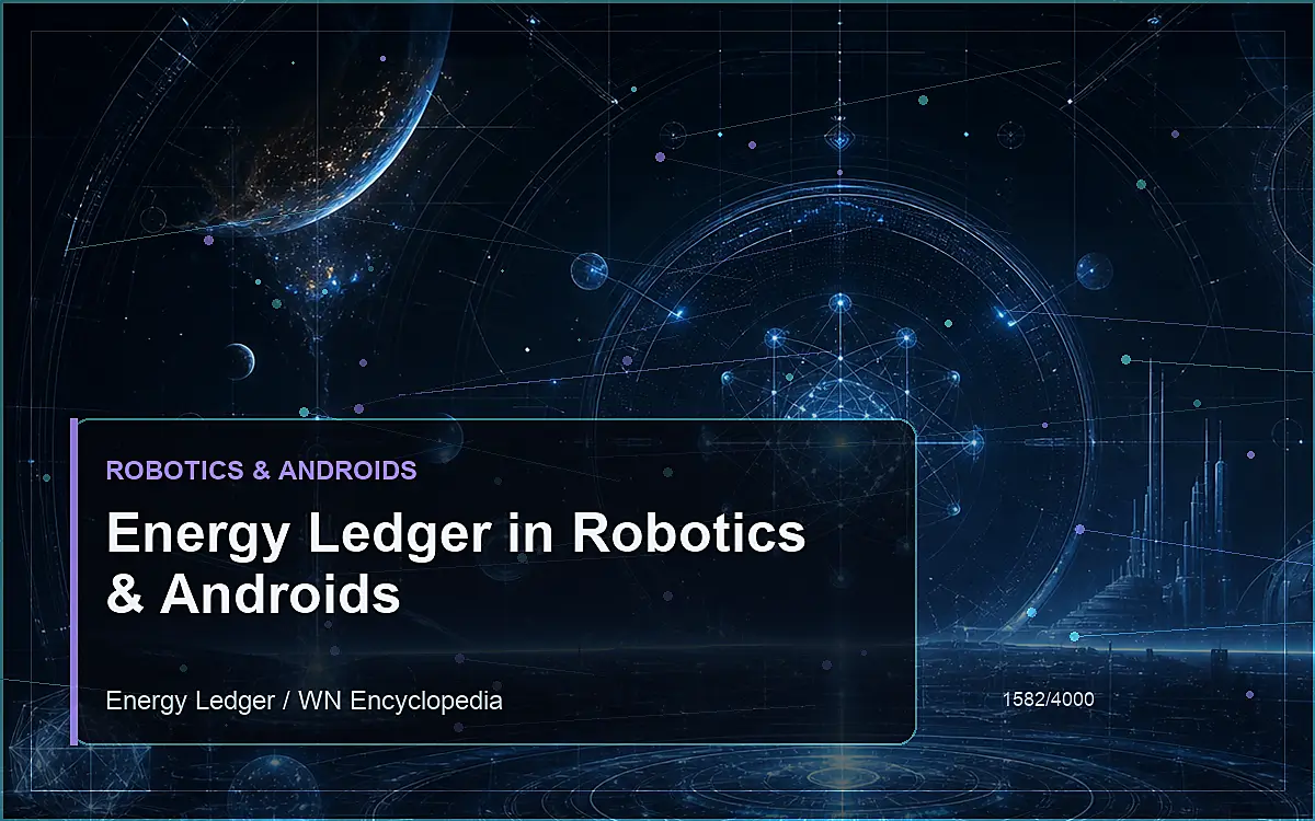 AI-generated encyclopedia reference image for Energy Ledger in Robotics & Androids