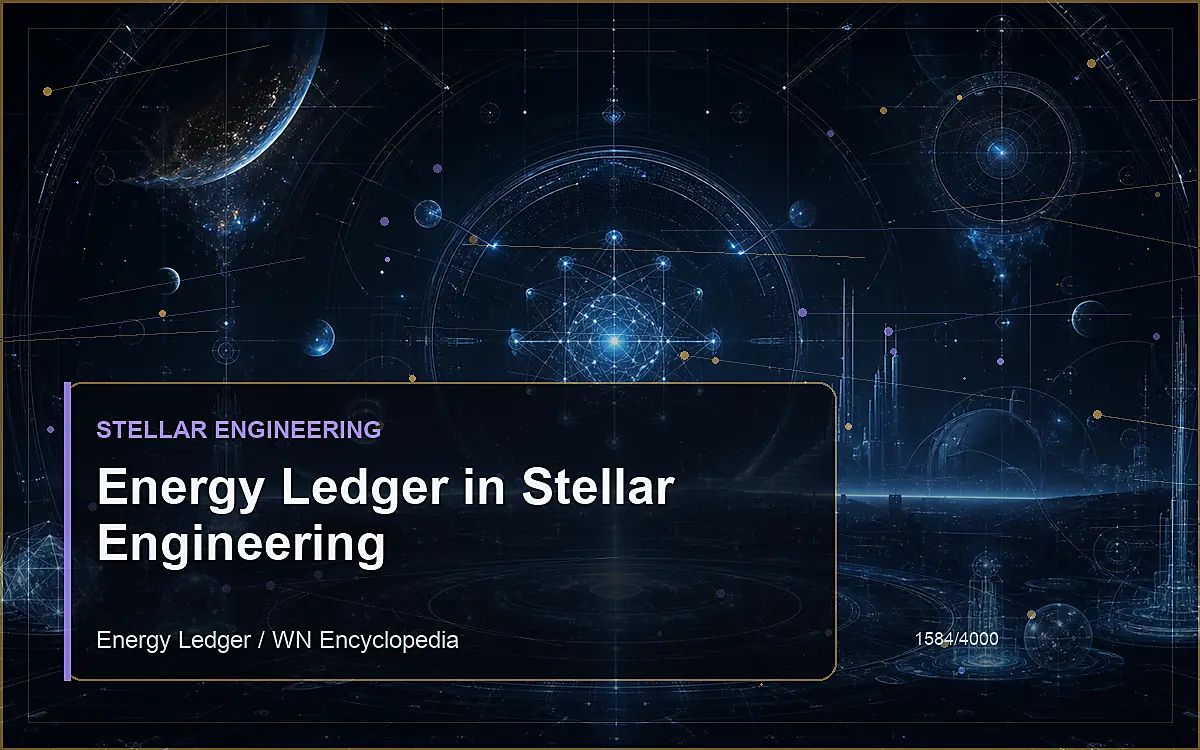 AI-generated encyclopedia reference image for Energy Ledger in Stellar Engineering