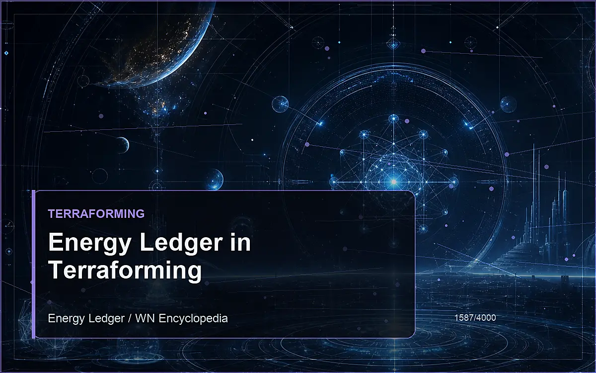 AI-generated encyclopedia reference image for Energy Ledger in Terraforming