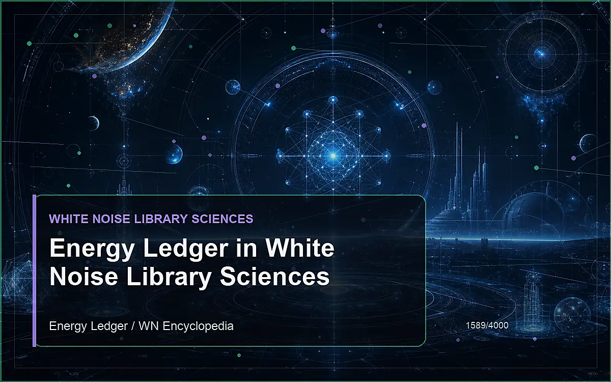 AI-generated encyclopedia reference image for Energy Ledger in White Noise Library Sciences
