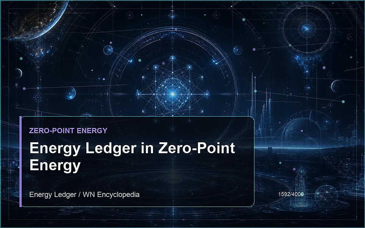 AI-generated encyclopedia reference image for Energy Ledger in Zero-Point Energy