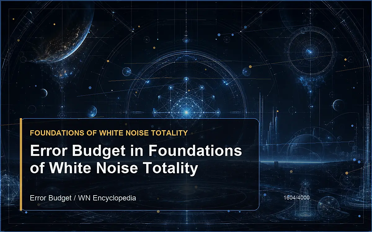 AI-generated encyclopedia reference image for Error Budget in Foundations of White Noise Totality