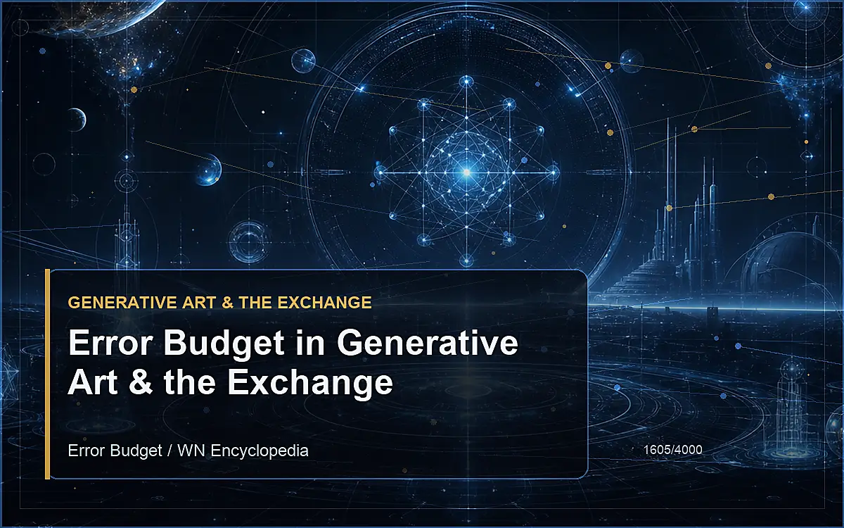 AI-generated encyclopedia reference image for Error Budget in Generative Art & the Exchange