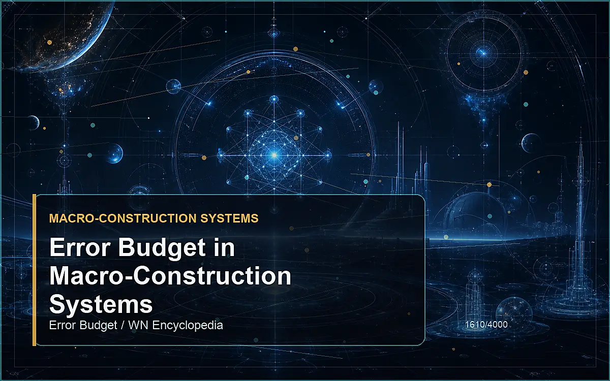 AI-generated encyclopedia reference image for Error Budget in Macro-Construction Systems
