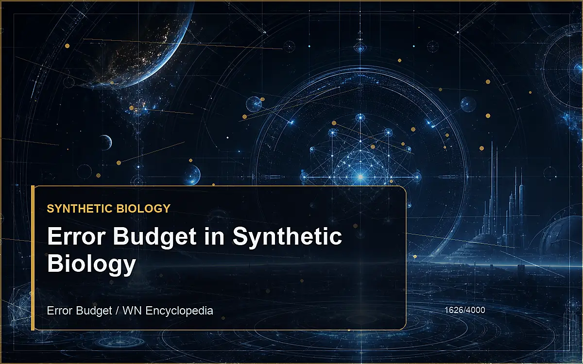 AI-generated encyclopedia reference image for Error Budget in Synthetic Biology