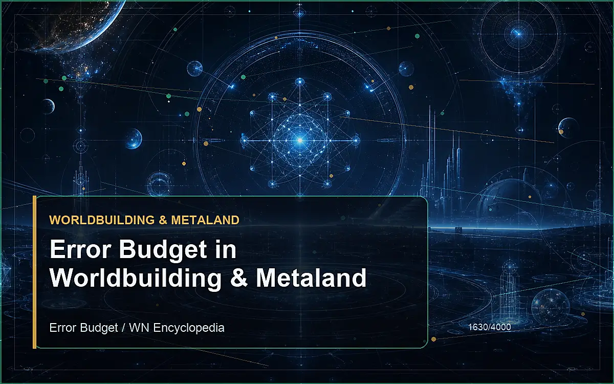 AI-generated encyclopedia reference image for Error Budget in Worldbuilding & Metaland