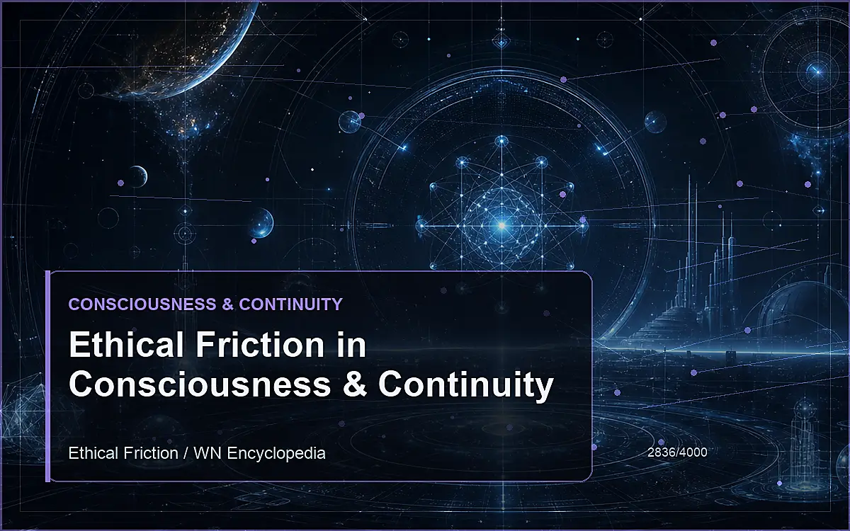 AI-generated encyclopedia reference image for Ethical Friction in Consciousness & Continuity