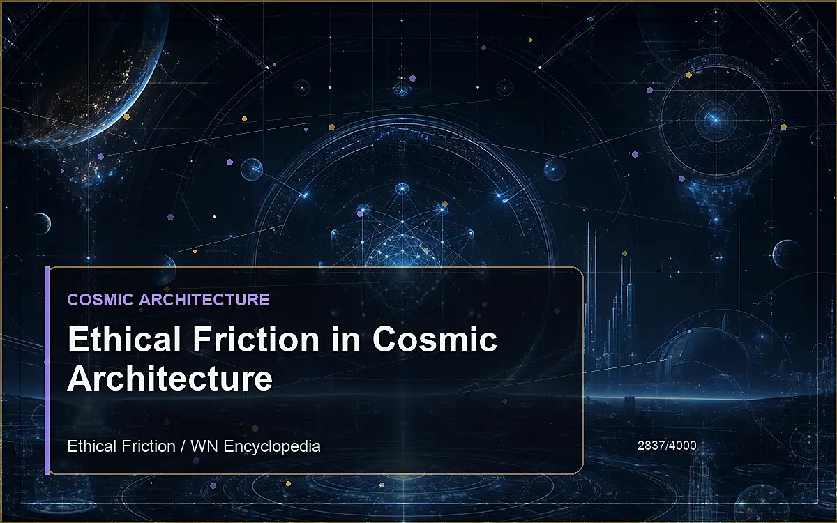 AI-generated encyclopedia reference image for Ethical Friction in Cosmic Architecture