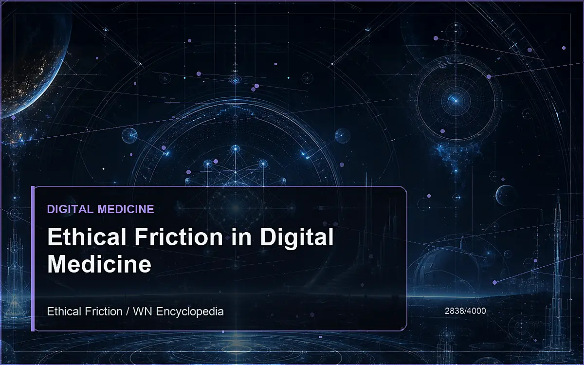 AI-generated encyclopedia reference image for Ethical Friction in Digital Medicine
