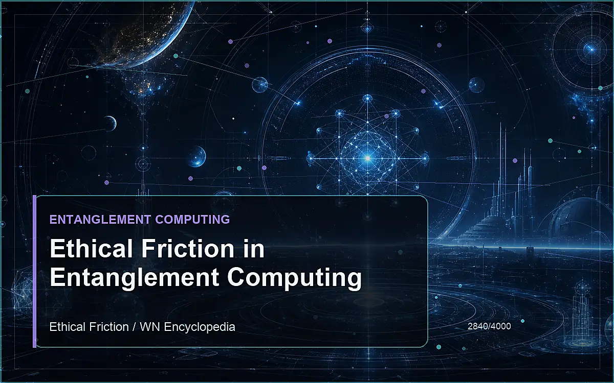 AI-generated encyclopedia reference image for Ethical Friction in Entanglement Computing