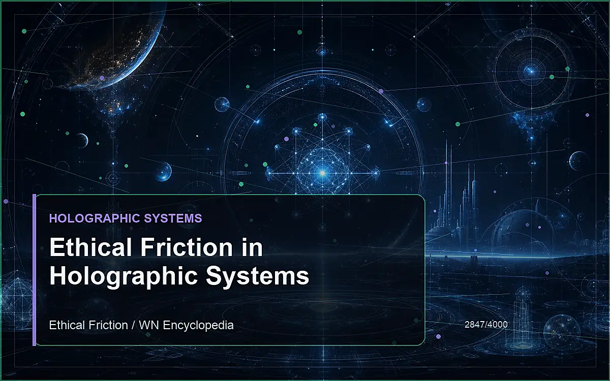 AI-generated encyclopedia reference image for Ethical Friction in Holographic Systems