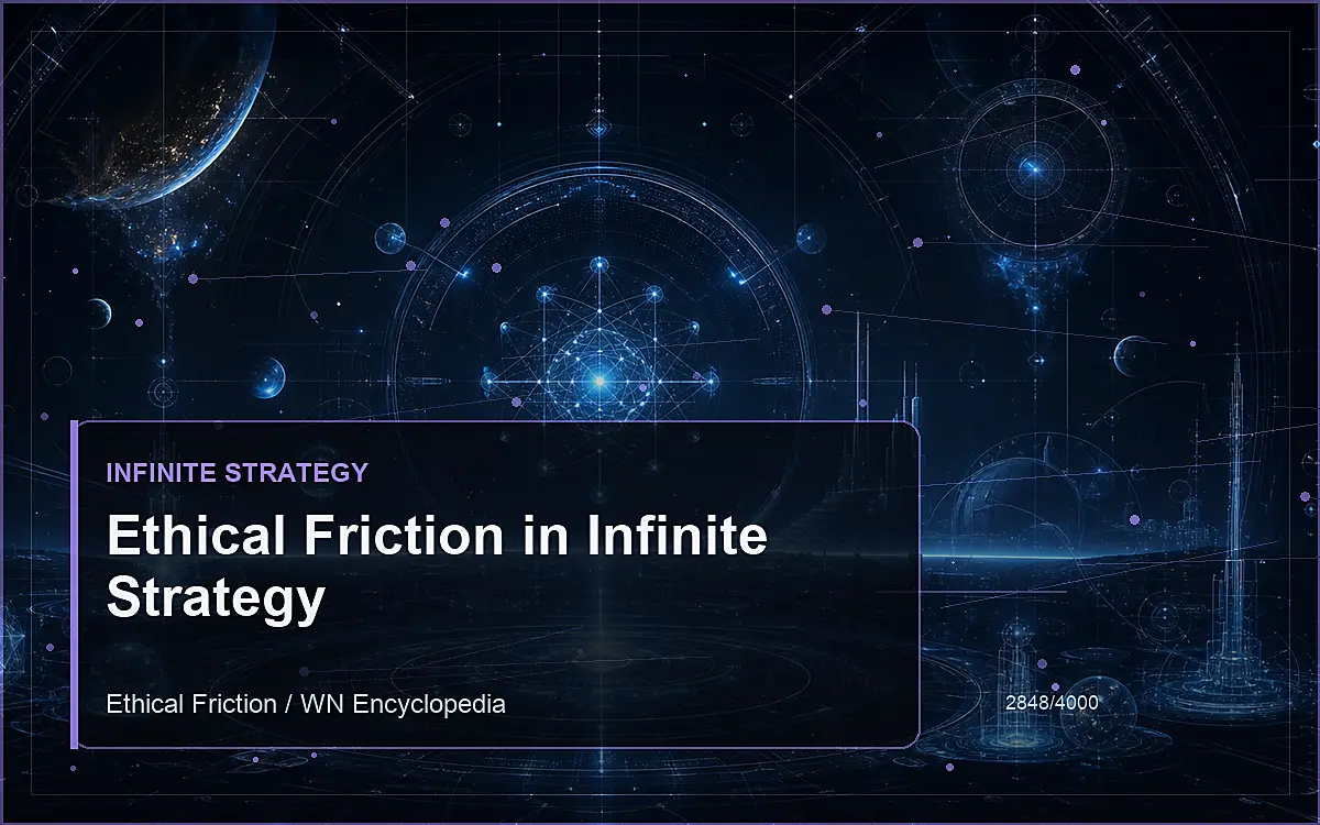 AI-generated encyclopedia reference image for Ethical Friction in Infinite Strategy