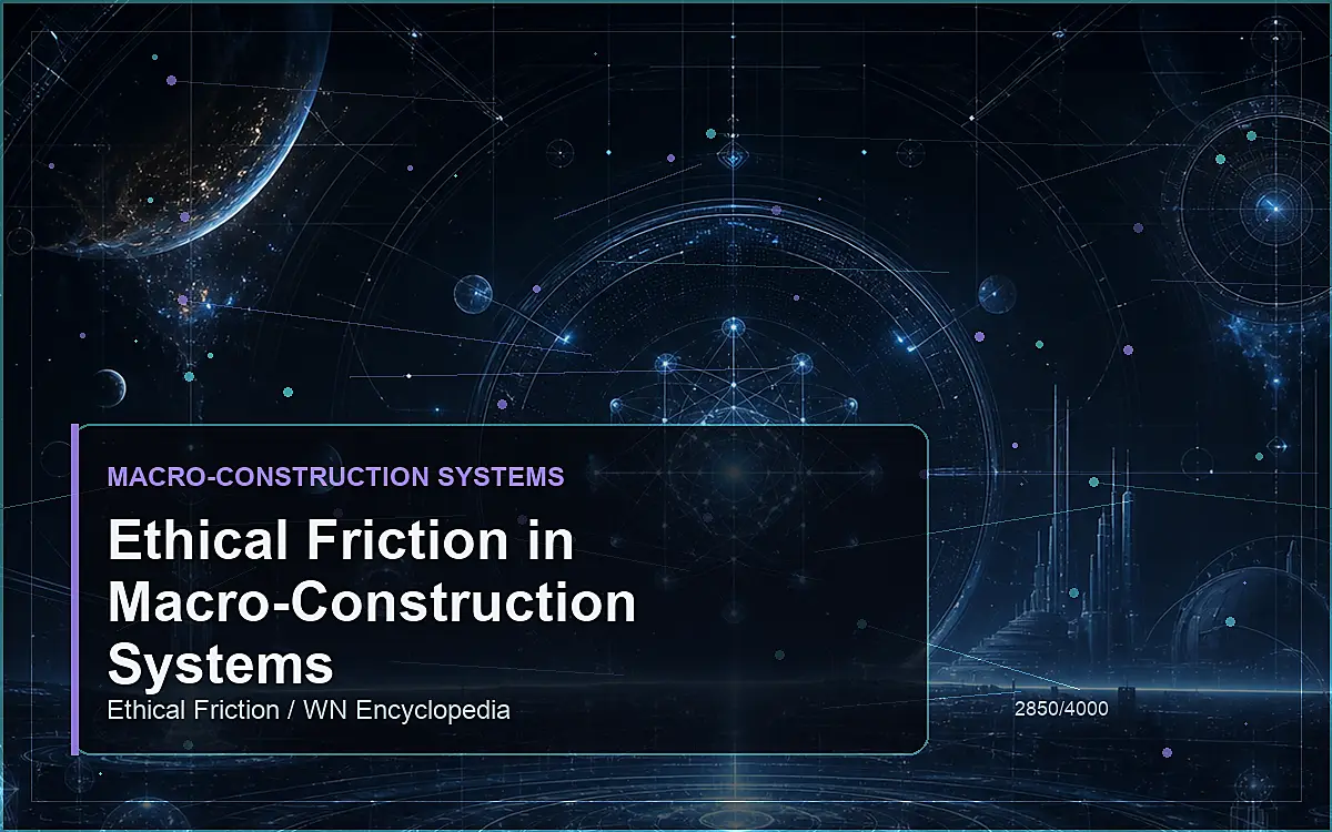 AI-generated encyclopedia reference image for Ethical Friction in Macro-Construction Systems