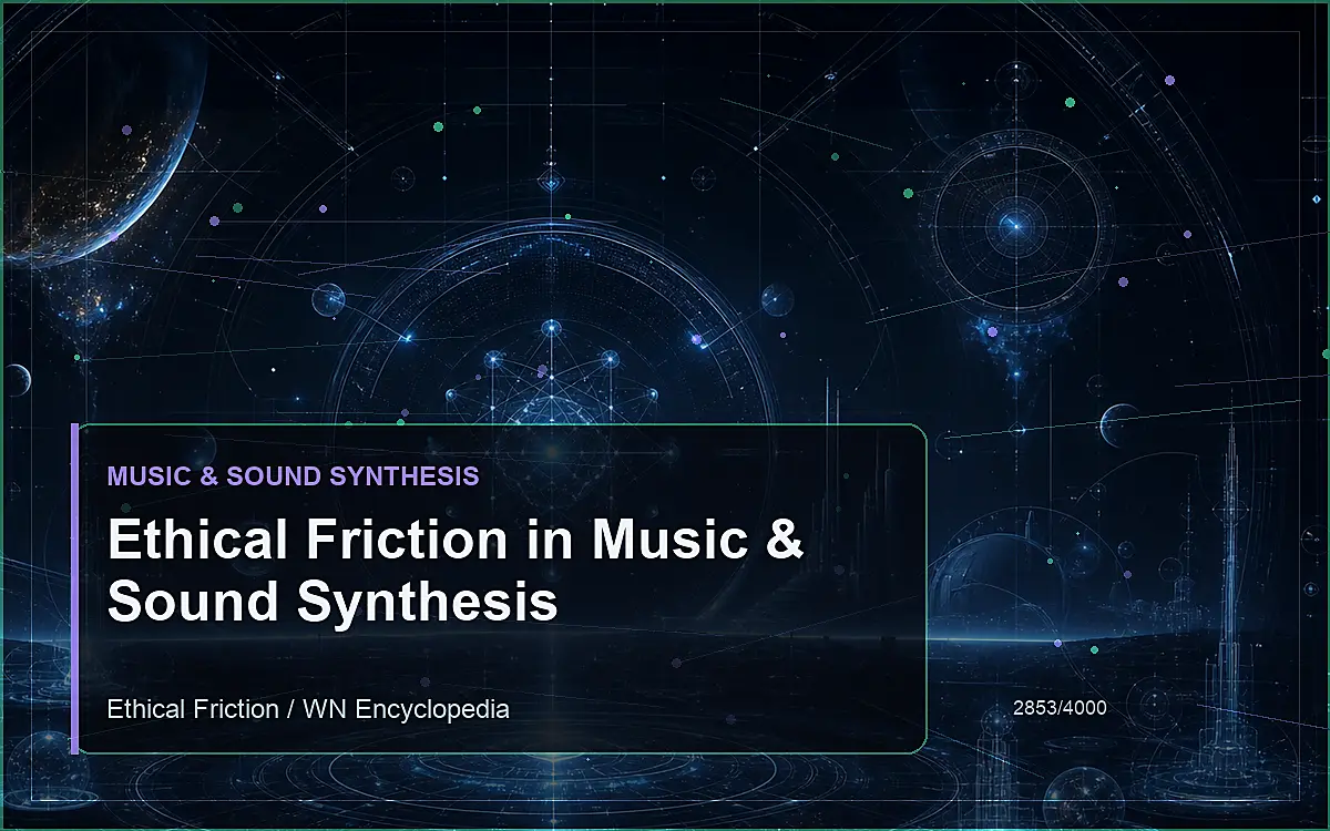AI-generated encyclopedia reference image for Ethical Friction in Music & Sound Synthesis