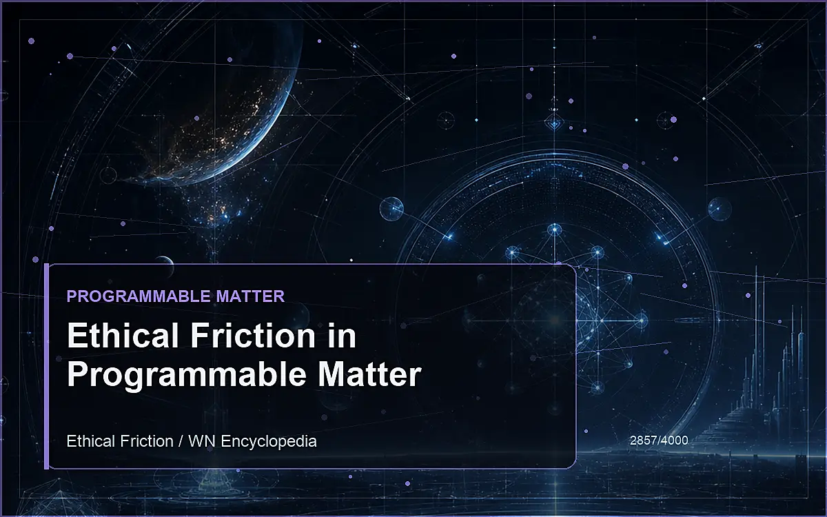 AI-generated encyclopedia reference image for Ethical Friction in Programmable Matter