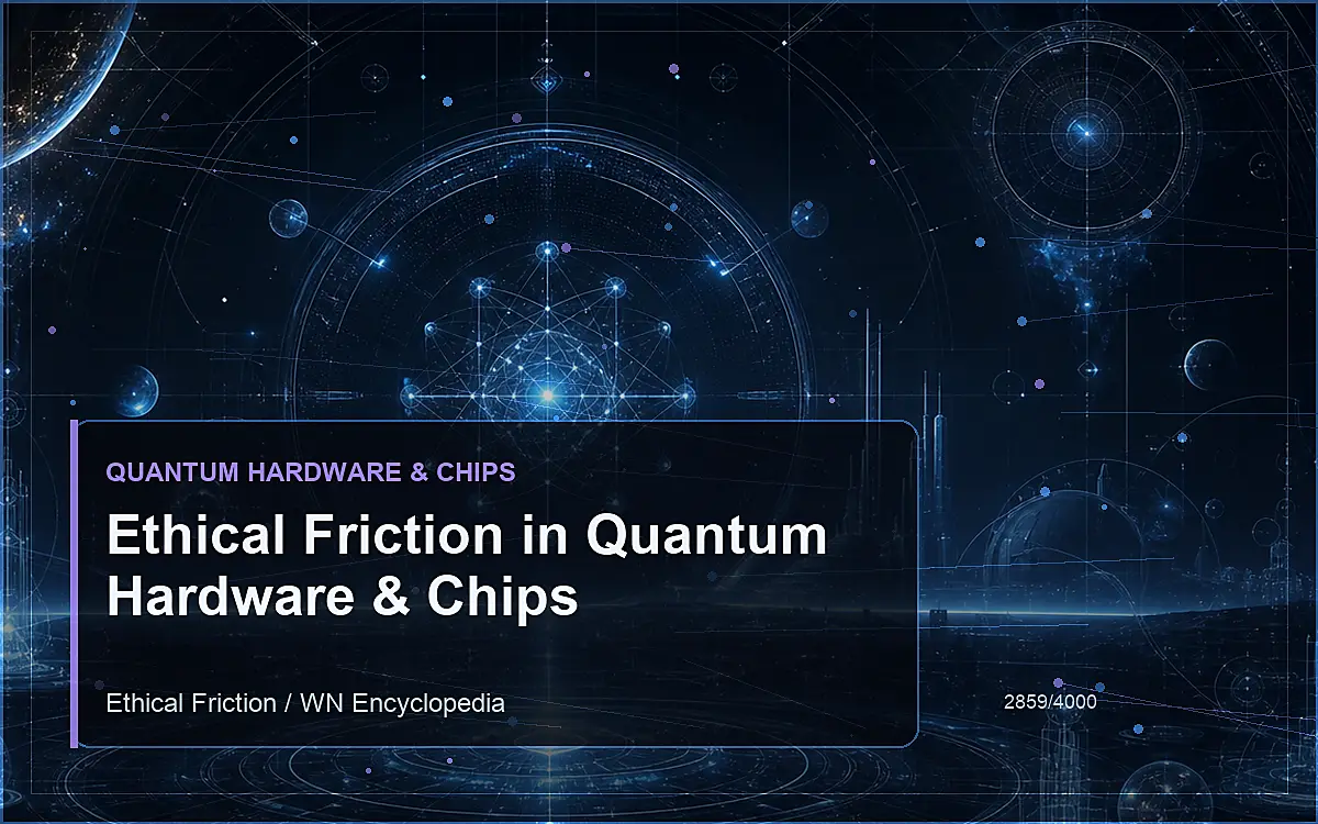 AI-generated encyclopedia reference image for Ethical Friction in Quantum Hardware & Chips