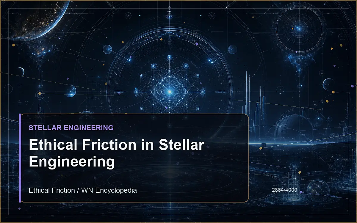 AI-generated encyclopedia reference image for Ethical Friction in Stellar Engineering