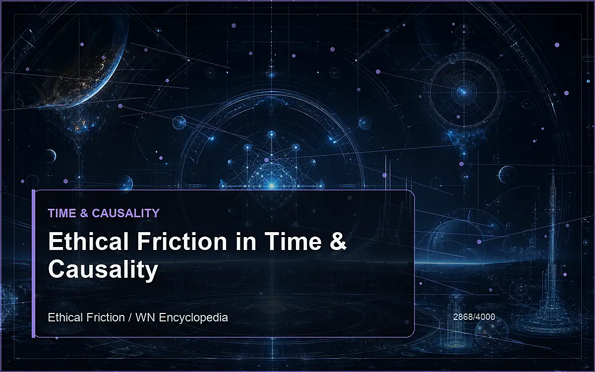 AI-generated encyclopedia reference image for Ethical Friction in Time & Causality