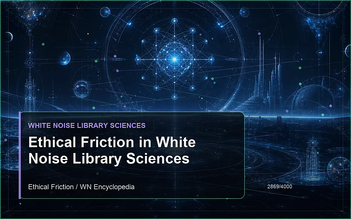 AI-generated encyclopedia reference image for Ethical Friction in White Noise Library Sciences