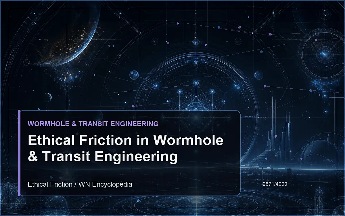 AI-generated encyclopedia reference image for Ethical Friction in Wormhole & Transit Engineering