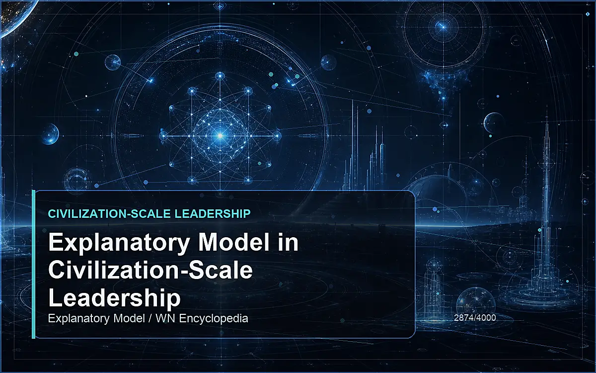 AI-generated encyclopedia reference image for Explanatory Model in Civilization-Scale Leadership