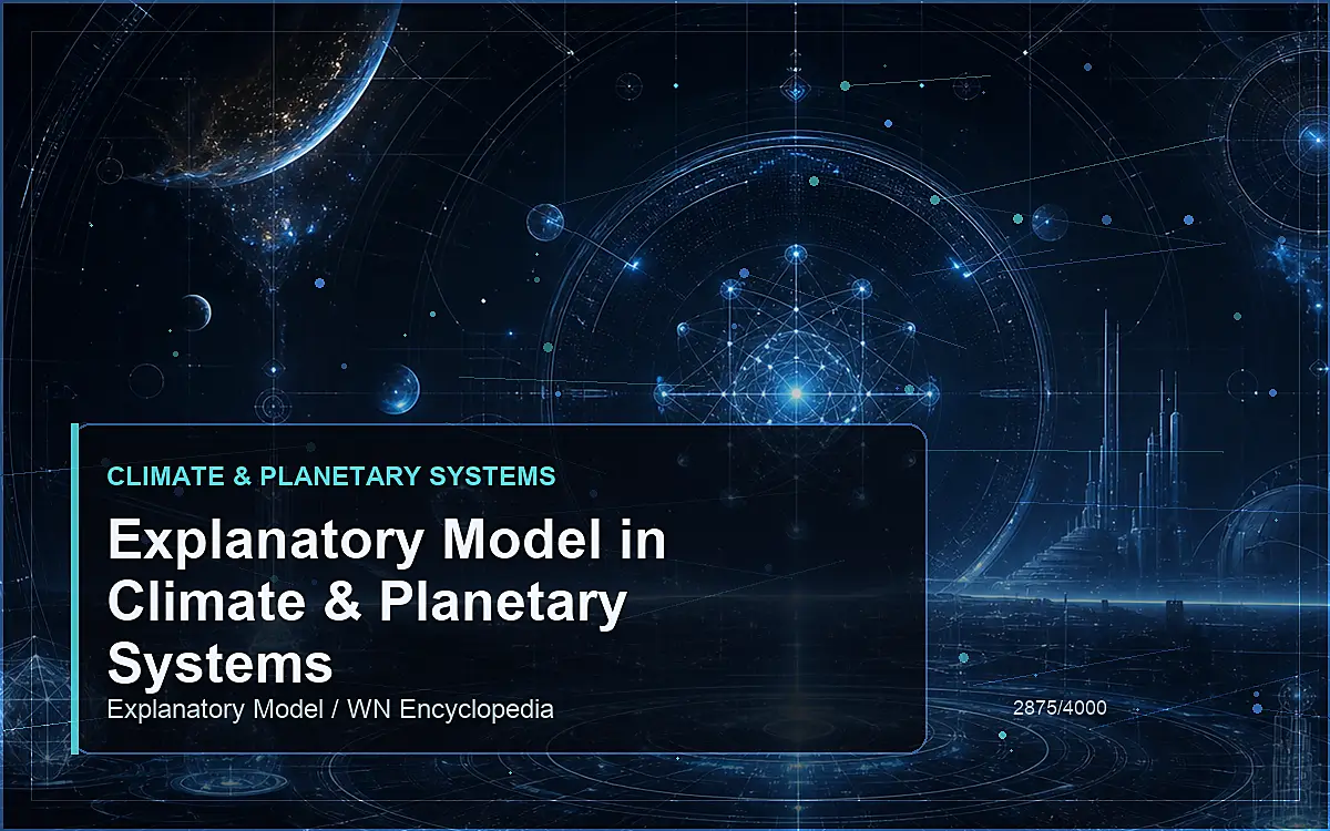 AI-generated encyclopedia reference image for Explanatory Model in Climate & Planetary Systems