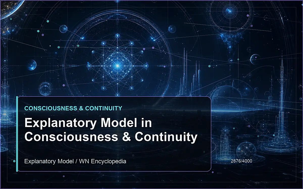 AI-generated encyclopedia reference image for Explanatory Model in Consciousness & Continuity
