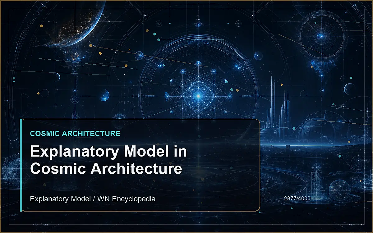AI-generated encyclopedia reference image for Explanatory Model in Cosmic Architecture