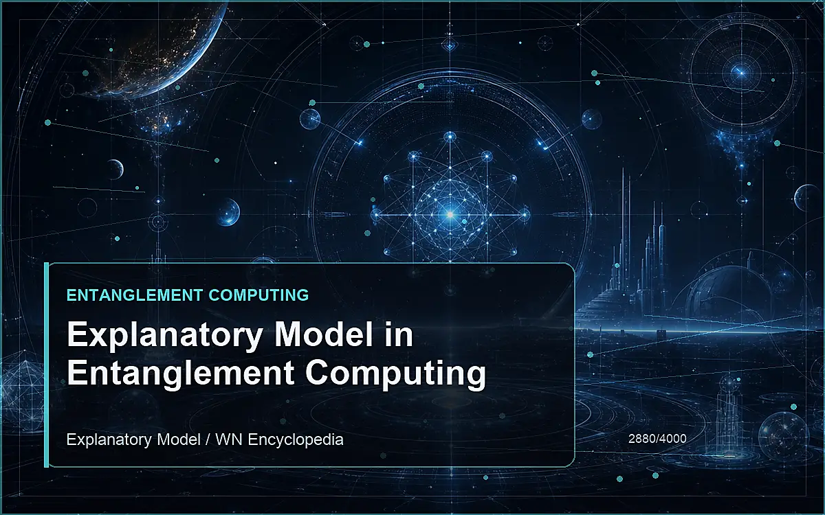 AI-generated encyclopedia reference image for Explanatory Model in Entanglement Computing
