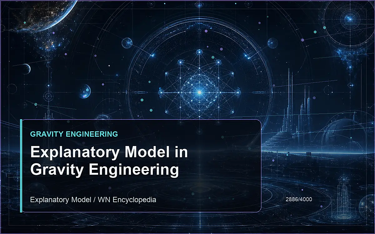 AI-generated encyclopedia reference image for Explanatory Model in Gravity Engineering