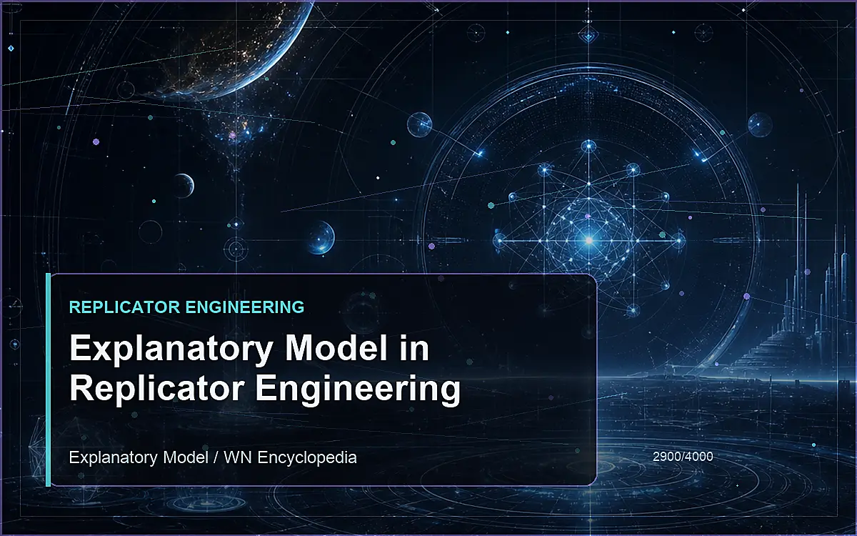 AI-generated encyclopedia reference image for Explanatory Model in Replicator Engineering