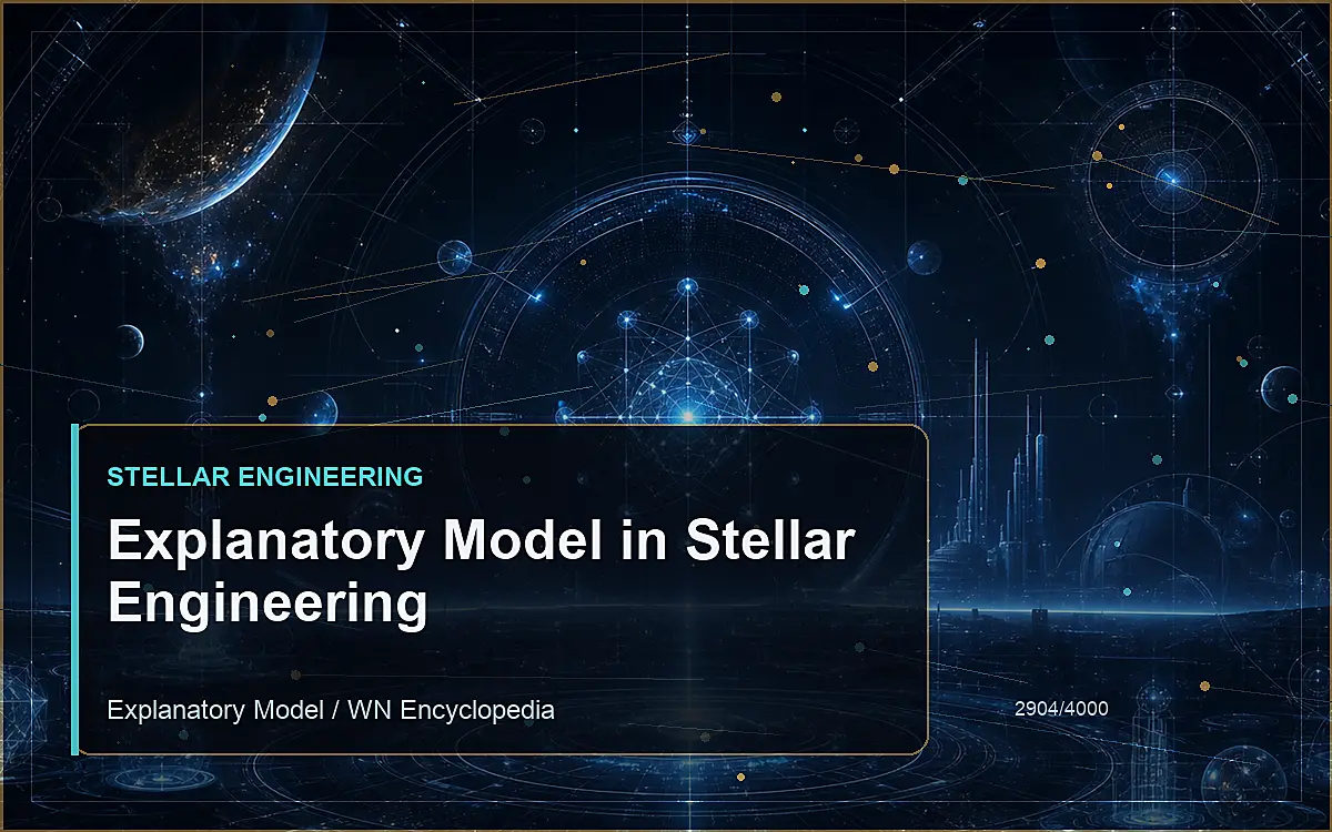 AI-generated encyclopedia reference image for Explanatory Model in Stellar Engineering