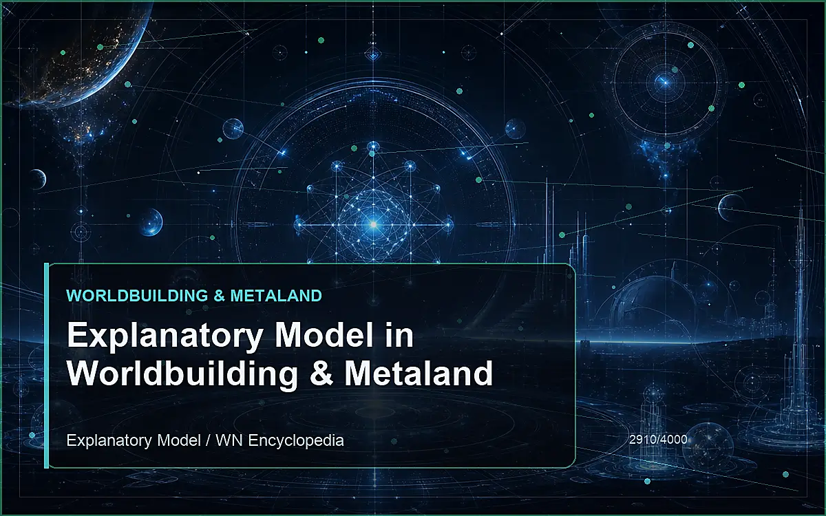 AI-generated encyclopedia reference image for Explanatory Model in Worldbuilding & Metaland