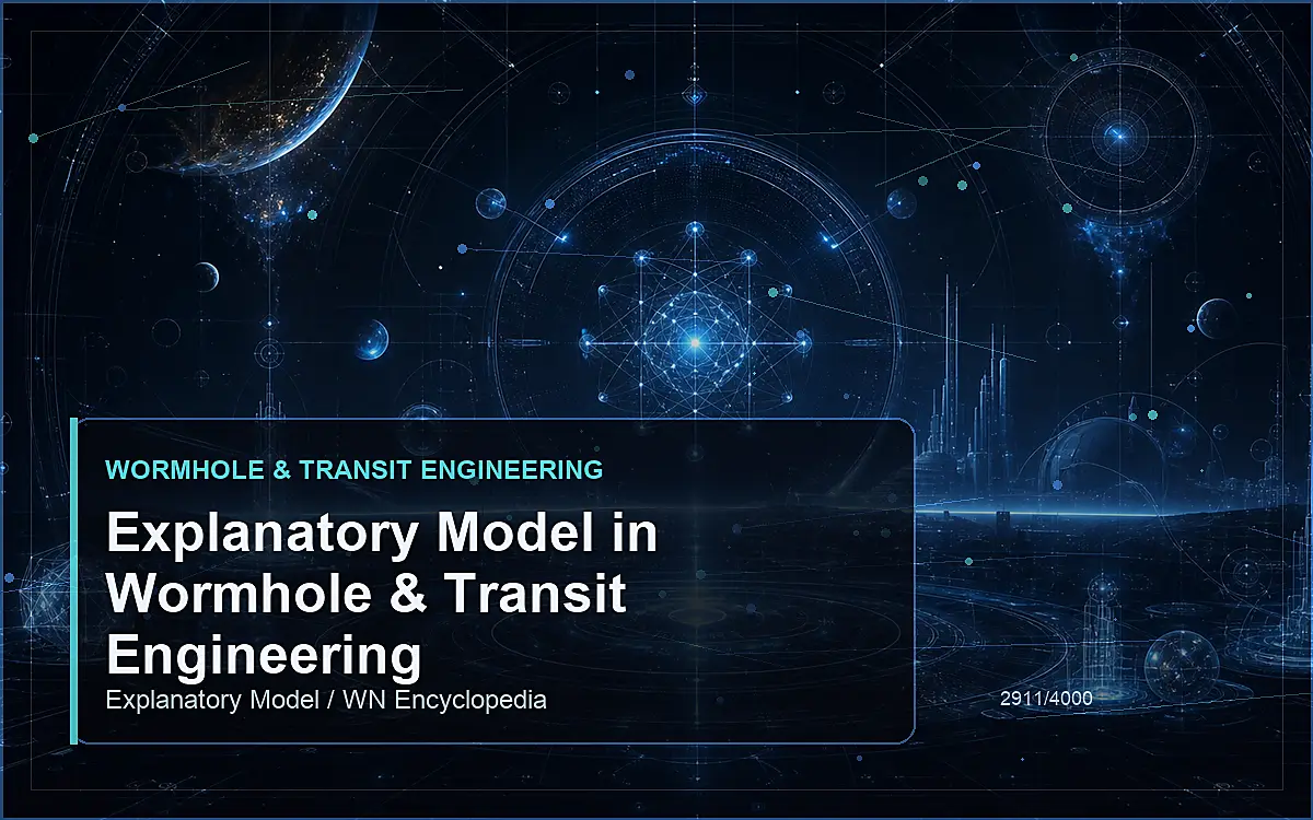 AI-generated encyclopedia reference image for Explanatory Model in Wormhole & Transit Engineering