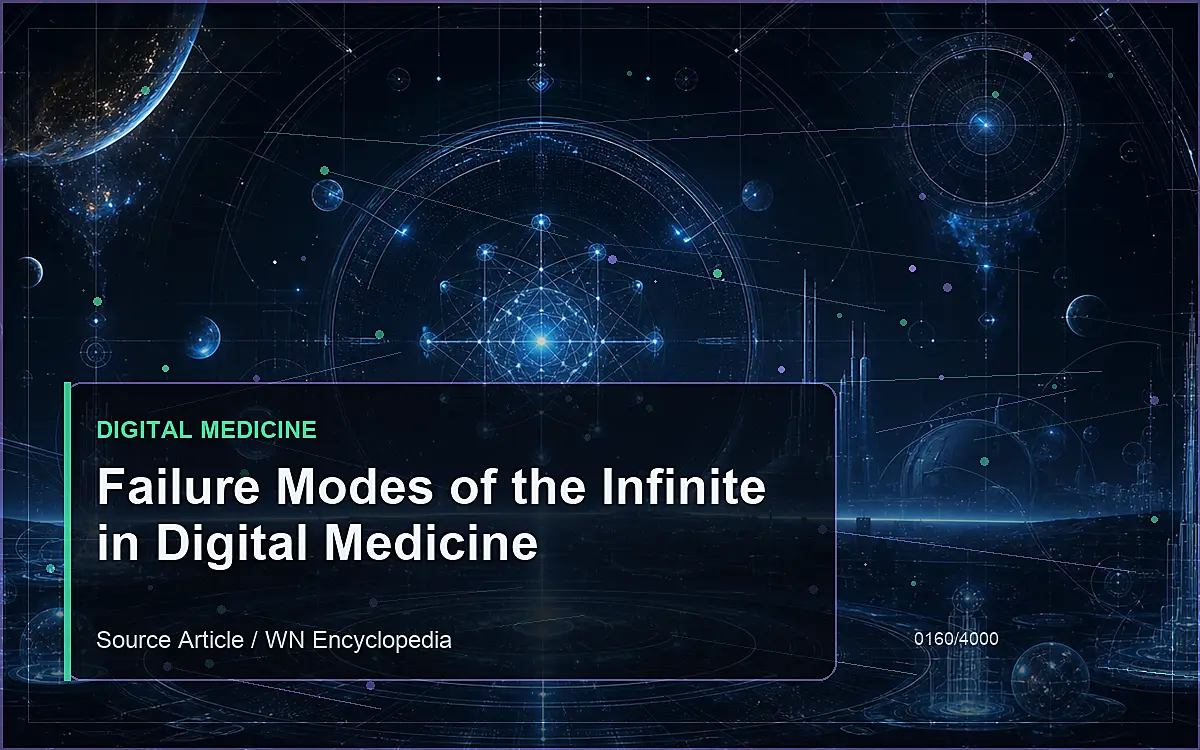 AI-generated encyclopedia reference image for Failure Modes of the Infinite in Digital Medicine