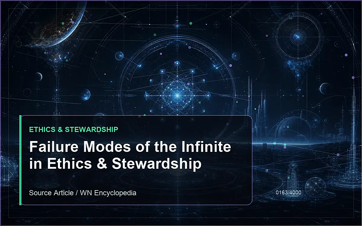 AI-generated encyclopedia reference image for Failure Modes of the Infinite in Ethics & Stewardship
