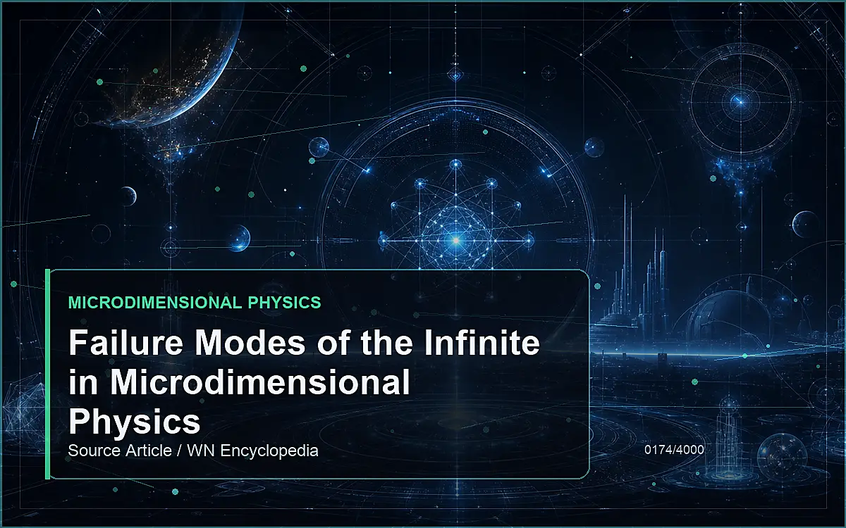 AI-generated encyclopedia reference image for Failure Modes of the Infinite in Microdimensional Physics