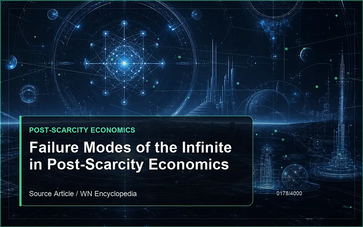 AI-generated encyclopedia reference image for Failure Modes of the Infinite in Post-Scarcity Economics