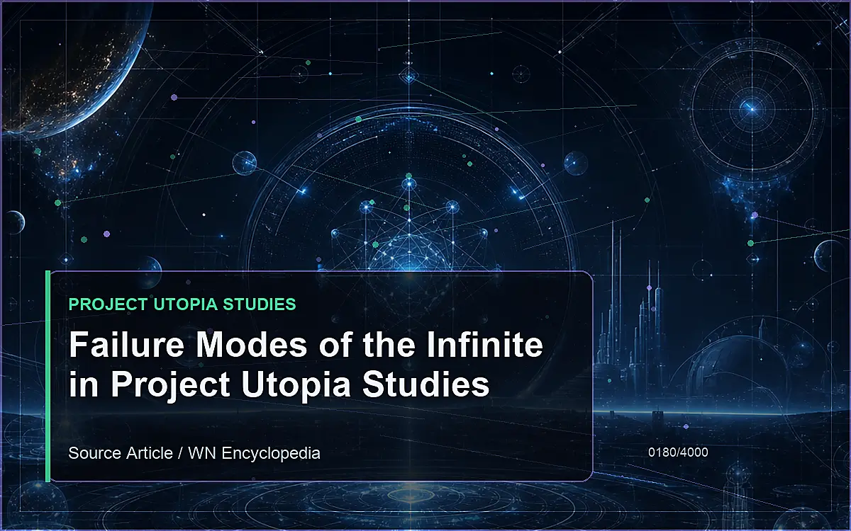 AI-generated encyclopedia reference image for Failure Modes of the Infinite in Project Utopia Studies