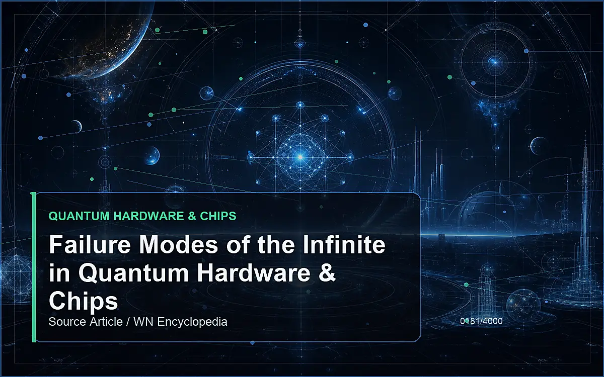 AI-generated encyclopedia reference image for Failure Modes of the Infinite in Quantum Hardware & Chips