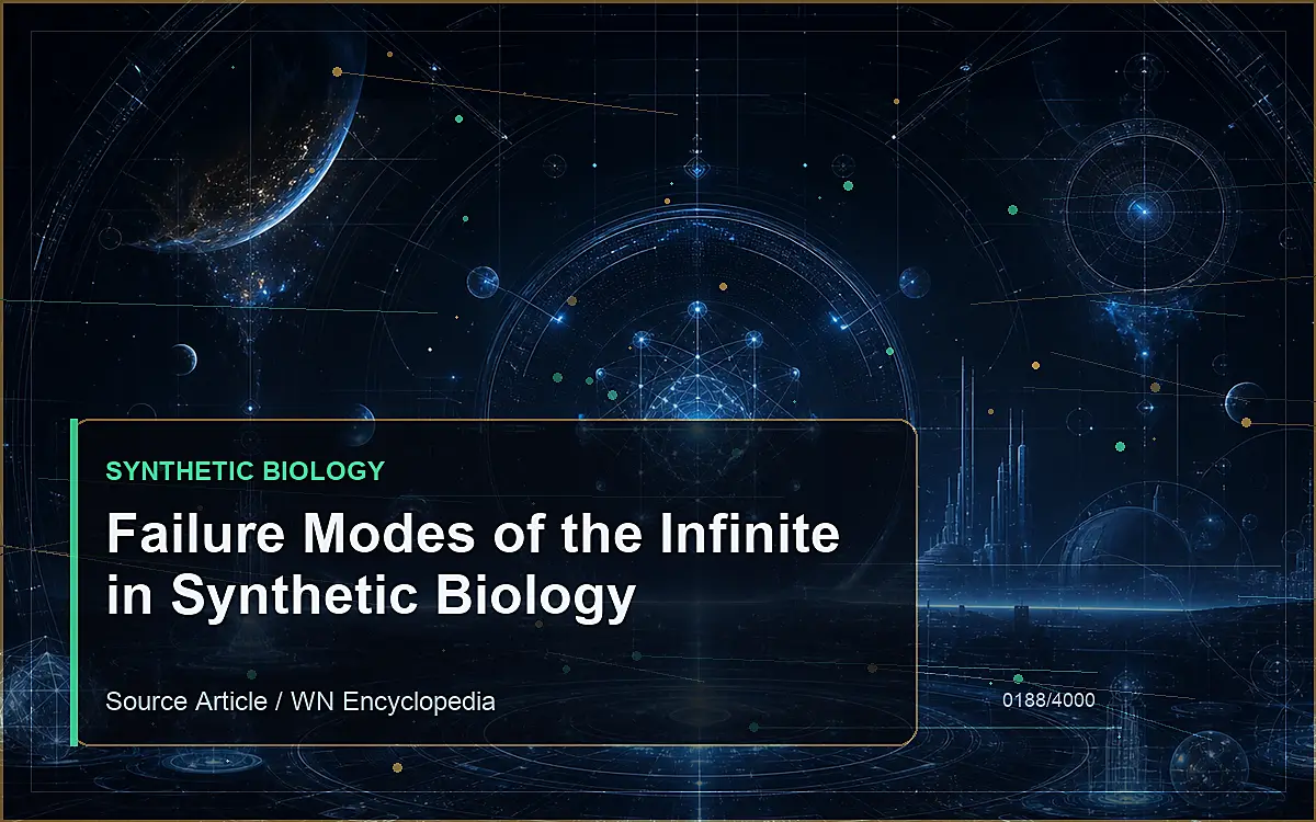 AI-generated encyclopedia reference image for Failure Modes of the Infinite in Synthetic Biology