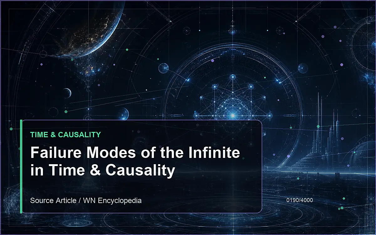 AI-generated encyclopedia reference image for Failure Modes of the Infinite in Time & Causality