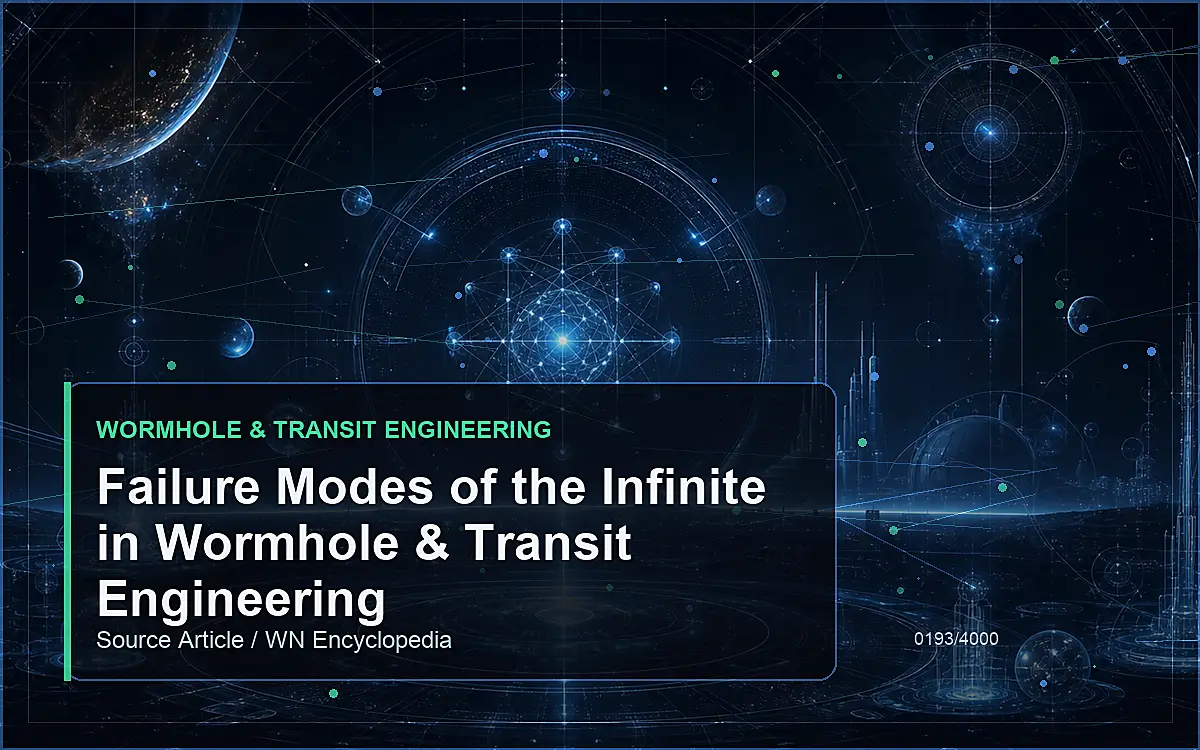 AI-generated encyclopedia reference image for Failure Modes of the Infinite in Wormhole & Transit Engineering