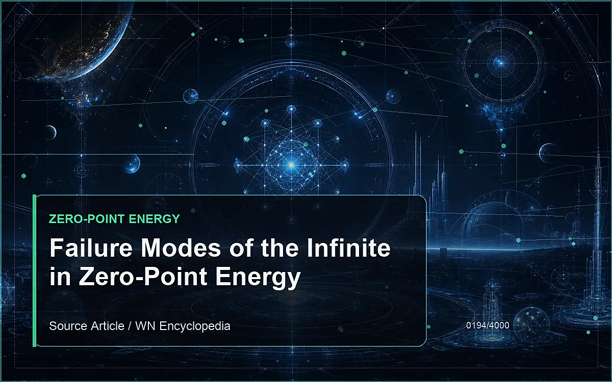 AI-generated encyclopedia reference image for Failure Modes of the Infinite in Zero-Point Energy
