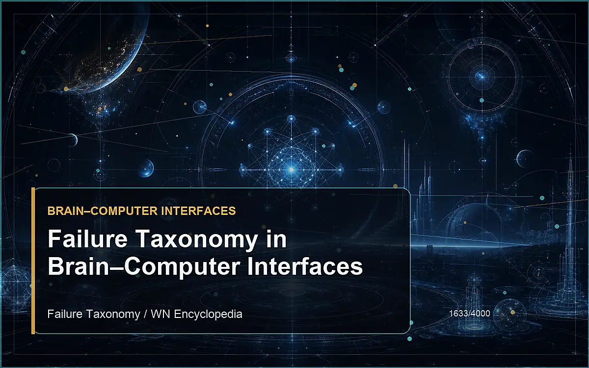 AI-generated encyclopedia reference image for Failure Taxonomy in Brain–Computer Interfaces