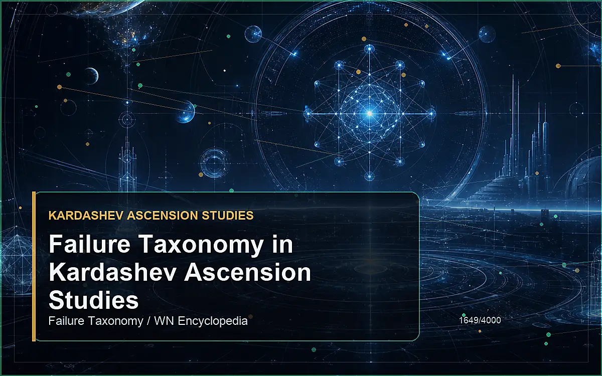 AI-generated encyclopedia reference image for Failure Taxonomy in Kardashev Ascension Studies