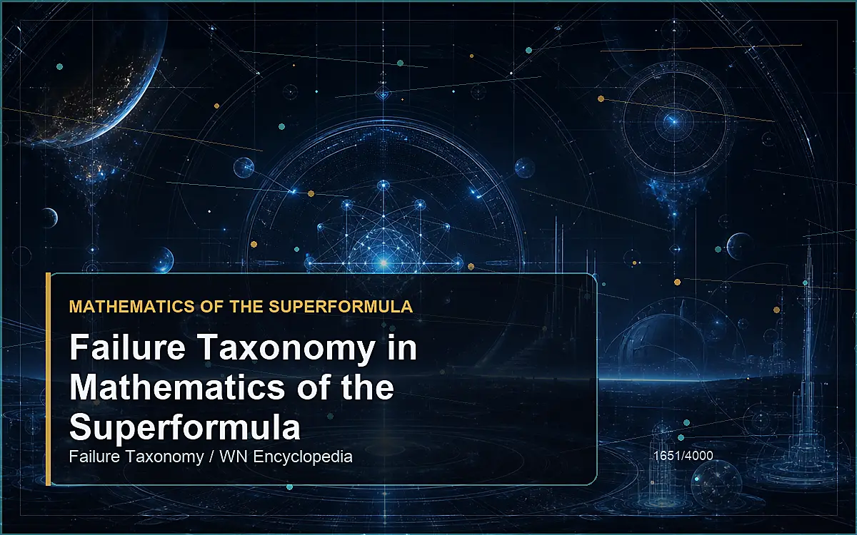 AI-generated encyclopedia reference image for Failure Taxonomy in Mathematics of the Superformula
