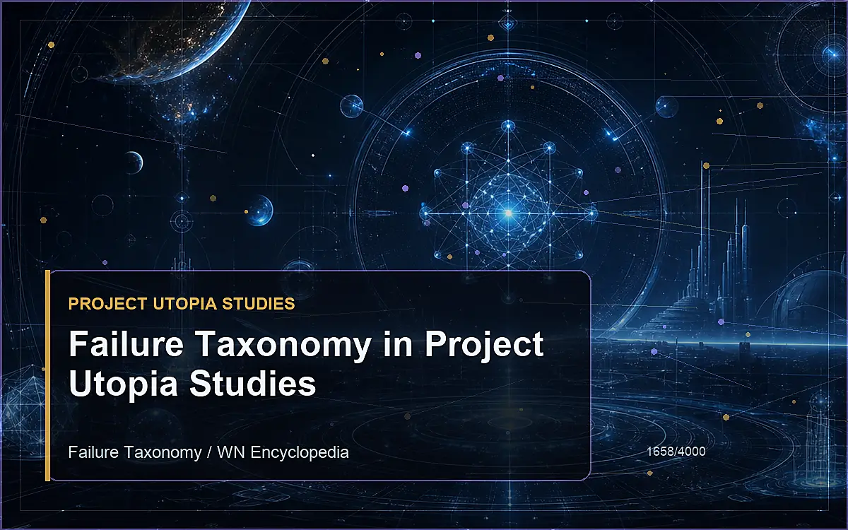 AI-generated encyclopedia reference image for Failure Taxonomy in Project Utopia Studies